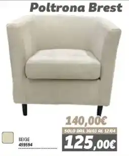 Orizzonte Poltrona Brest offerta