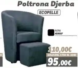 Orizzonte Poltrona Djerba ECOPELLE offerta