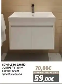 Orizzonte Completo bagno Juniper offerta