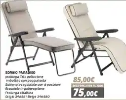 Orizzonte Sdraio Paradiso offerta