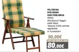 Orizzonte Poltrona molisana con prolunga offerta