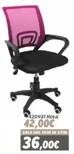 Orizzonte Sedia 420931 Rosa offerta