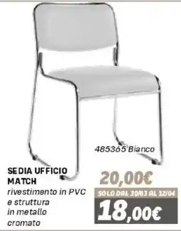 Orizzonte Sedia Ufficio Match offerta