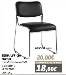 Orizzonte Sedia Ufficio Match offerta