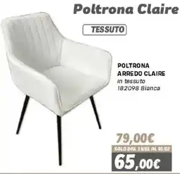 Orizzonte Poltrona Claire offerta