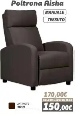 Orizzonte Poltrona Aisha offerta