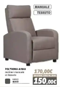 Orizzonte Poltrona Aisha offerta