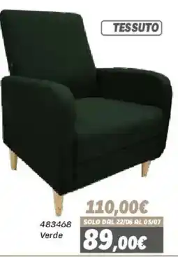 Orizzonte Tessuto Verde offerta