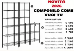 Orizzonte Scaffale Sentinel offerta