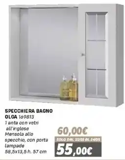 Orizzonte Specchiera bagno Olga offerta