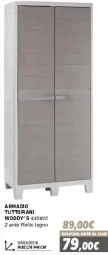 Orizzonte Armadio tutto piani Woody' S offerta