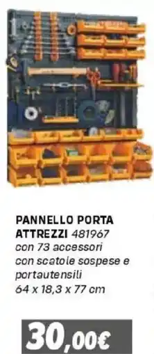 Orizzonte Pannello porta attrezzi offerta