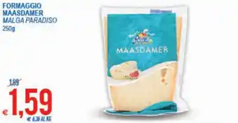 MD Discount Malga Paradiso Formaggio Maasdamer 250g offerta