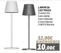 Orizzonte Lampada LED Touch offerta