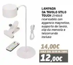 Orizzonte Lampada da tavolo stilo touch offerta