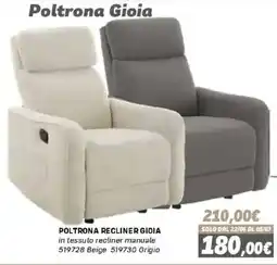 Orizzonte Poltrona Gioia offerta