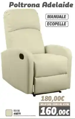 Orizzonte Poltrona Adelaide offerta