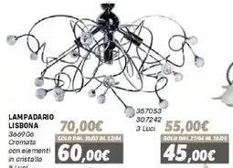 Orizzonte Lampadario Lisbona offerta