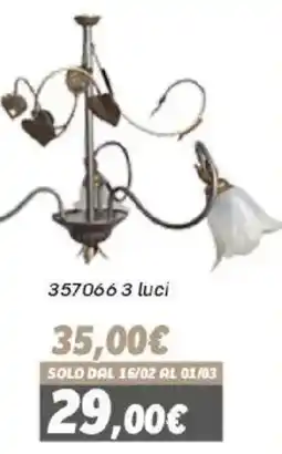 Orizzonte 357066 3 luci offerta