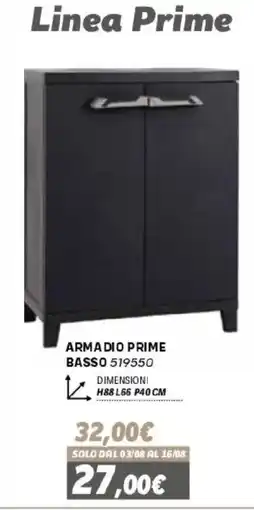 Orizzonte Armadio Prime Basso offerta