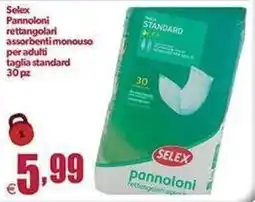 Elite Selex pannoloni rettangolari offerta