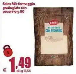 Elite Selex Mix formaggio grattugiato con pecorino offerta