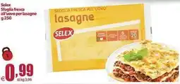 Elite Selex Sfoglia fresca all'uovo per lasagne offerta
