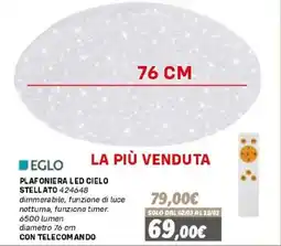 Orizzonte Plafoniera led cielo stellato eglo offerta