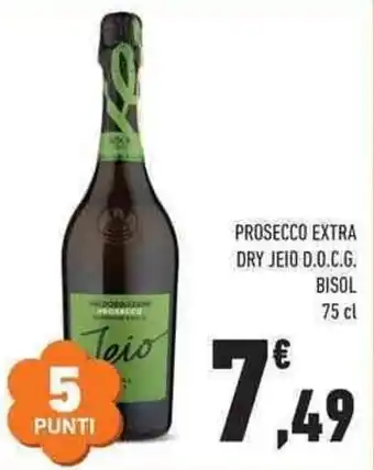 Prosecco extra dry Jeio D.O.C.G. Bisol
