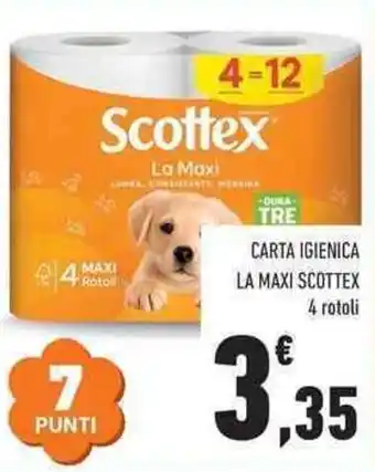 Carta igienica La Maxi Scottex