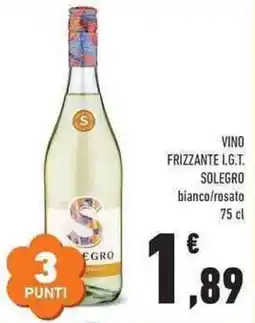 Conad City Vino frizzante I.G.T. Solegro offerta