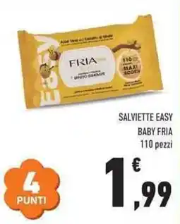 Conad City Salviette Easy Baby Fria offerta