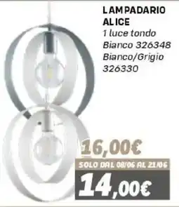 Orizzonte Lampadario Alice offerta
