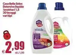 Elite Casa Bella Selex Detersivo liquido lavatrice offerta
