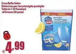 Elite Casa Bella Selex Detersivo per lavastoviglie pastiglie offerta