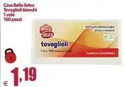 Elite Casa Bella Selex tovaglioli bianchi offerta