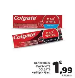 Conad City Dentifricio Max White Colgate offerta
