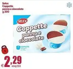 Elite Selex Coppette panna e cioccolato offerta