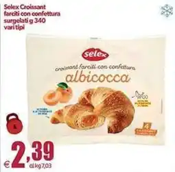 Elite Selex croissant farciti con confettura albicocca offerta