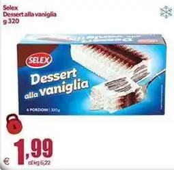 Elite Selex Dessert alla vaniglia offerta