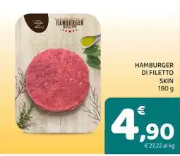 Conad City Hamburger di filetto skin offerta