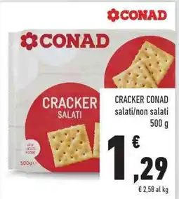 Conad City Cracker Conad salati offerta