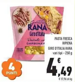 Conad City Pasta fresca ripiena Giro d'Italia Rana offerta