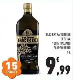 Conad City Olio extra vergine di oliva Filippo Berio offerta