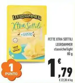 Conad City Fette xtra sottili Leerdammer classiche/light offerta