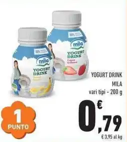 Conad City Yogurt drink Mila offerta