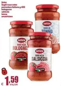 Elite Selex sughi vaso vetro offerta