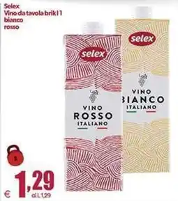 Elite Selex Vino da tavola brik offerta