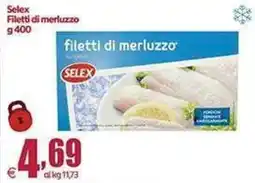 Elite Filetti di merluzzo Selex offerta