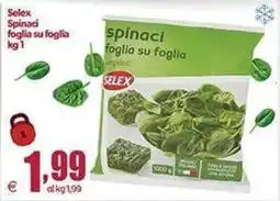 Elite Spinaci foglia su foglia Selex offerta